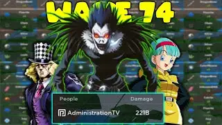 EXCLUSIVE UNIT | RYUK (221 BILLION DAMAGE) IN MATERIAL ORBS FARMING | ALL STAR TOWER DEFENSE ROBLOX