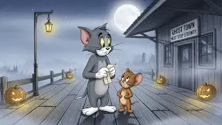 Jerry vs Midnight Ghost Train! 😱🚂👻 Tom Bhi Darr Gaya! 😂