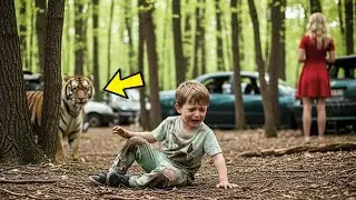 MILLIONÄRIN WITWE lässt FIEBERKRANKEN JUNGEN wegen ERBES im WALD, doch TIGER taucht aus SCHATTEN…