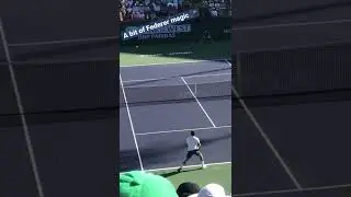 Roger Federer magic ✨ on the court |Perfection