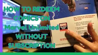 Как активировать коды физических комиксов в приложении Marvel Unlimited (подписка не требуется)