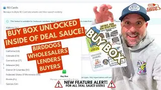 LIVE Webinar: NEW BUY BOX FEATURE in DealSauce! | Game-Changer for Wholesalers, Lenders & Investors