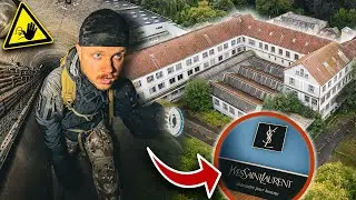 WIR FINDEN GEHEIMGANG IN VERLASSENE FABRIK! HIER WURDE F&Uuml;R LUXUSMARKEN HERGESTELLT!
