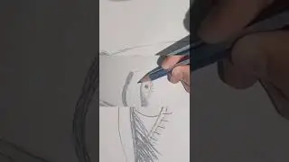 Beautiful Girl with her cute smile Drawing made by Khushi artist #shortsvideo