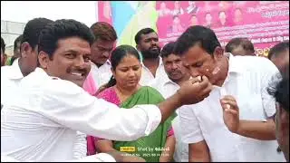 Shivaji Chouhan MPP Garla Mahabubabad Birthday Celebration Along with Yellandu MLA Haripriya Akka.