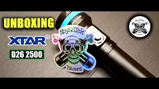 XTAR D26 2500 DIVE LIGHT UNBOXING