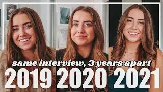 Same Interview, One Year Apart: YEAR 3! | Morgan Yates