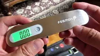 Цифровые весы для багажа | Нержавеющая сталь | Fosmon | Luxebell | MyCarbon