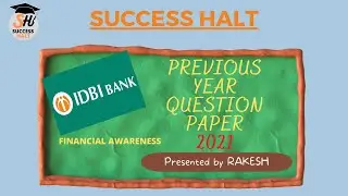 IDBI Assistant Manager (Held on : 4 Sept 2021) Memory Based Paper| Previous Year Question Of IDBI|