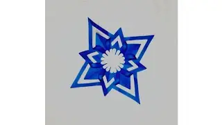 Paper wallmate. Paper flowers. Paper crafting. Paper wall hanging. 