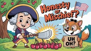 George Washington's Whimsical Adventure! 🇺🇸 Fun History Cartoon for Kids