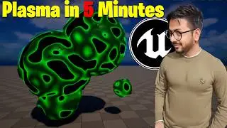 Unreal Engine Tutorial - Plasma Material in 5 Minutes ⚡⚛️