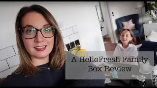 Mealtime at ours with the HelloFresh family box