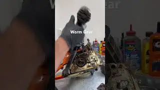 Worm gear removal. #chainsaws #chainsawaddict #chainsawstihl #loggers #stihl
