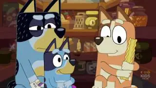 Bluey's Dad Farts; Chilli: Bandit, really?; Bandit: It was the fairies!