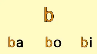 قراءة حروف اللغة الفرنسية متبوعة بحرف a أو o أو i