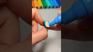 Drawing Elsa on my KEYBOARD with Posca Markers! #shorts