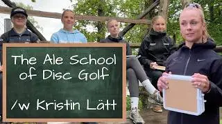 THE ALE SCHOOL OF DISC GOLF |  L&auml;tt &bull; Fors &bull; Jurč&iacute;kov&aacute; &bull; Lehtom&auml;ki &bull; Nesse