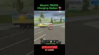 Зарядная станция для электрогрузовиков 😎|TRUCK Simulator Europe 😈| #gwalior #simulator #shorts
