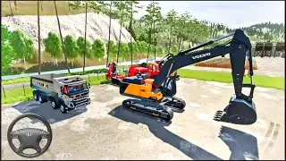 Volvo Jcb Machine Indian Village Road Construction Games,, 🚧 City Road Construction Simulator Games