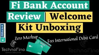 Fi Bank Account Review | Welcome Kit Unboxing | Niyo Global Card Vs Fi Debit Card 🔥🔥🔥