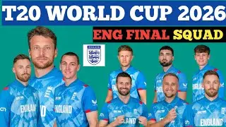 England team squad T20 world cup 2026 // T20 world cup 2026 #icc @AlokRajput-r8c 