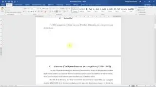 La NUM&Eacute;ROTATION DE PAGE automatique simple d'un document WORD (Cours facile)