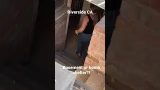 Fun house hunting in Riverside CA bomb shelter