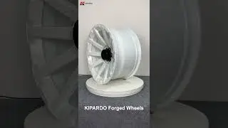 White Monoblock Forged Wheels | 10-Spoke Lightweight Design | KIPARDO Custom Alloy Rims