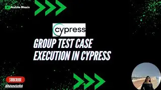 Cypress Interview Question || How to do group execution in Cypress