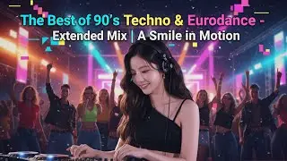 💿 The Best of 90’s Techno & Eurodance – Extended Mix | A Smile in Motion