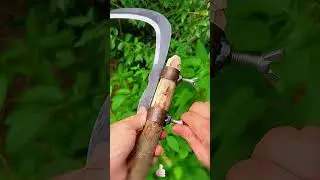 Self - made practical sickles for high - altitude picking 🌾🔪🛠️👍🌟