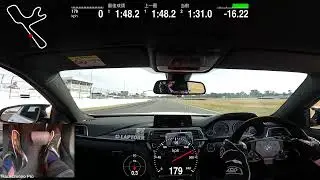 winton raceway trackschool openpit onboard with footcam BMW m4 f82