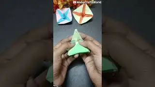 Paper Craft Magic🌀#Simple#creativity#papercraft#origami#diycrafts#shorts#handmade#papertoy#easycraft