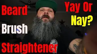 Beard straightener Heated brush..Do they work? The Video that put me in Ads everywhere.