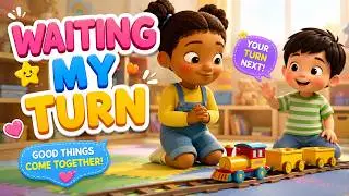 Waiting My Turn Train 🚂 | Fun Kids Song About Patience & Taking Turns