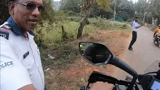 Goa pauchte hi humdono ko pakda traffic police ne 😭😢 day 3