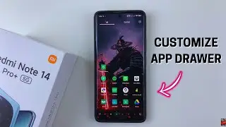 How To Customize App Drawer On Redmi Note 14 / 14 Pro+