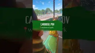 POV carousel, wicksteed park #amusementpark #themepark #carousel #ridepov