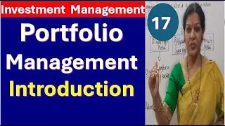 17. Portfolio Management - Introduction