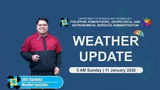 Public Weather Forecast issued at 5AM | January 11, 2026 - Sunday