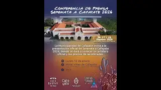 SERENATA A CAFAYATE 2026📣