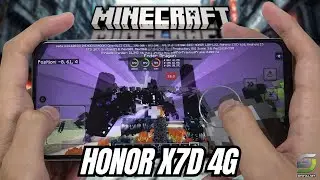 Honor X7d 4G test game MineCraft | Snapdragon 685