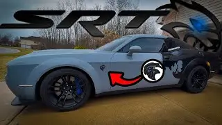 Installing BLUE EYE HELLCAT BADGE on my WIDEBODY HELLCAT !