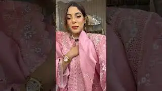 Qalamkar inspired cherry pink dress #asterlifestyle