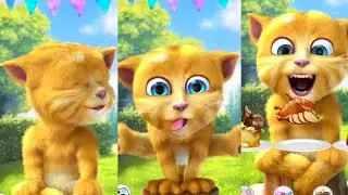 talking ginger new trending 🤣 funniest moments 😂 new episode 😂 eat unlimited food 🥑🥝🍓🍔🥪🍉🍿🥞😋 #tom 