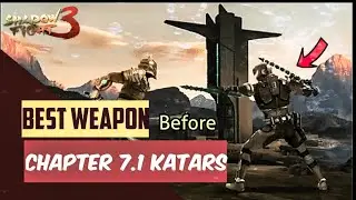 Shadow Fight 3 best weapon before chapter 7 whip katars