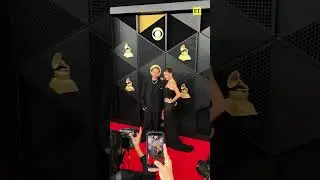 Justin and Hailey Bieber are bringing all the SWAG to the #GRAMMYs. 🖤#justinbieber #haileybieber
