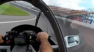 Hot Lap of Michigan International Speedway in a MonoTracer