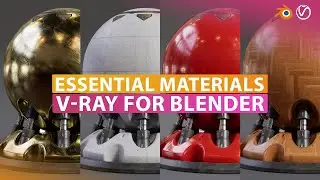 V-Ray for Blender: Create Realistic Materials with V-Ray Material (Plastic, Wood, Concrete & Metal)